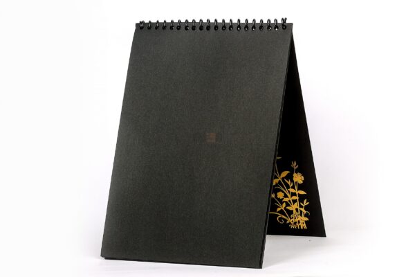 Black paper sketchbook