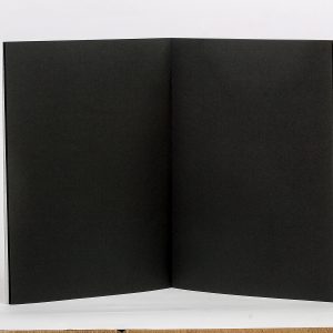 Black paper journal
