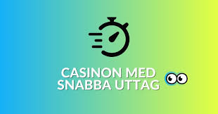 Casino med Snabb Utbetalning - Hitta Ditt Drömcasino