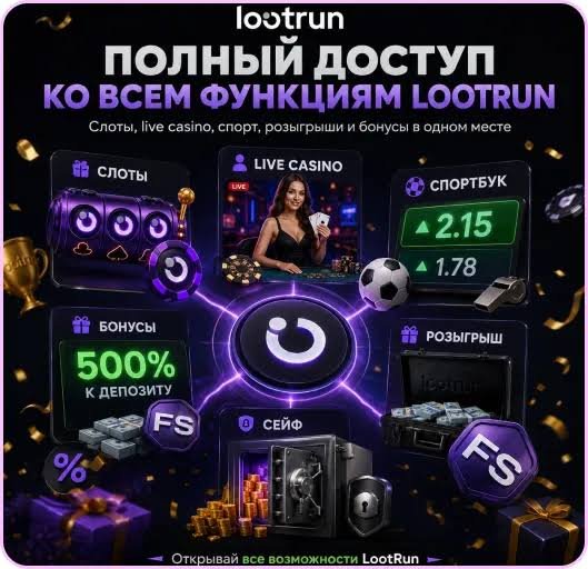 Lootrun Casino Доступ к азартным играм онлайн Lootrun Casino Доступ к азартным играм онлайн
